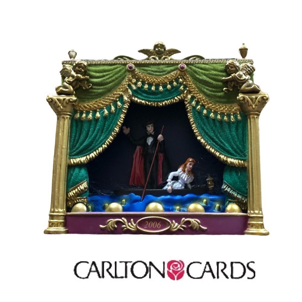 Carlton Cards Heirloom Collection The Phantom‎ of the Opera 2006, RARE, N…